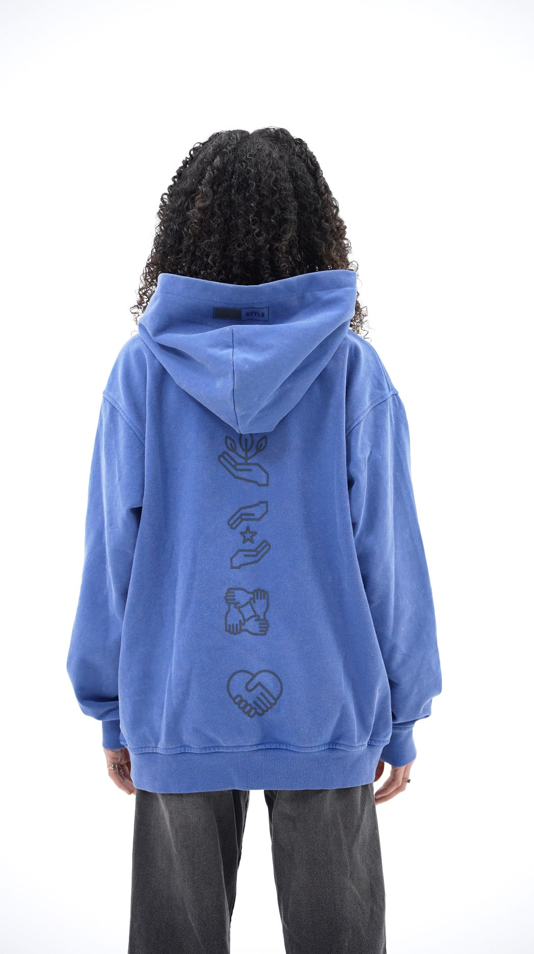 BMIO Hoodie (Washed blue)