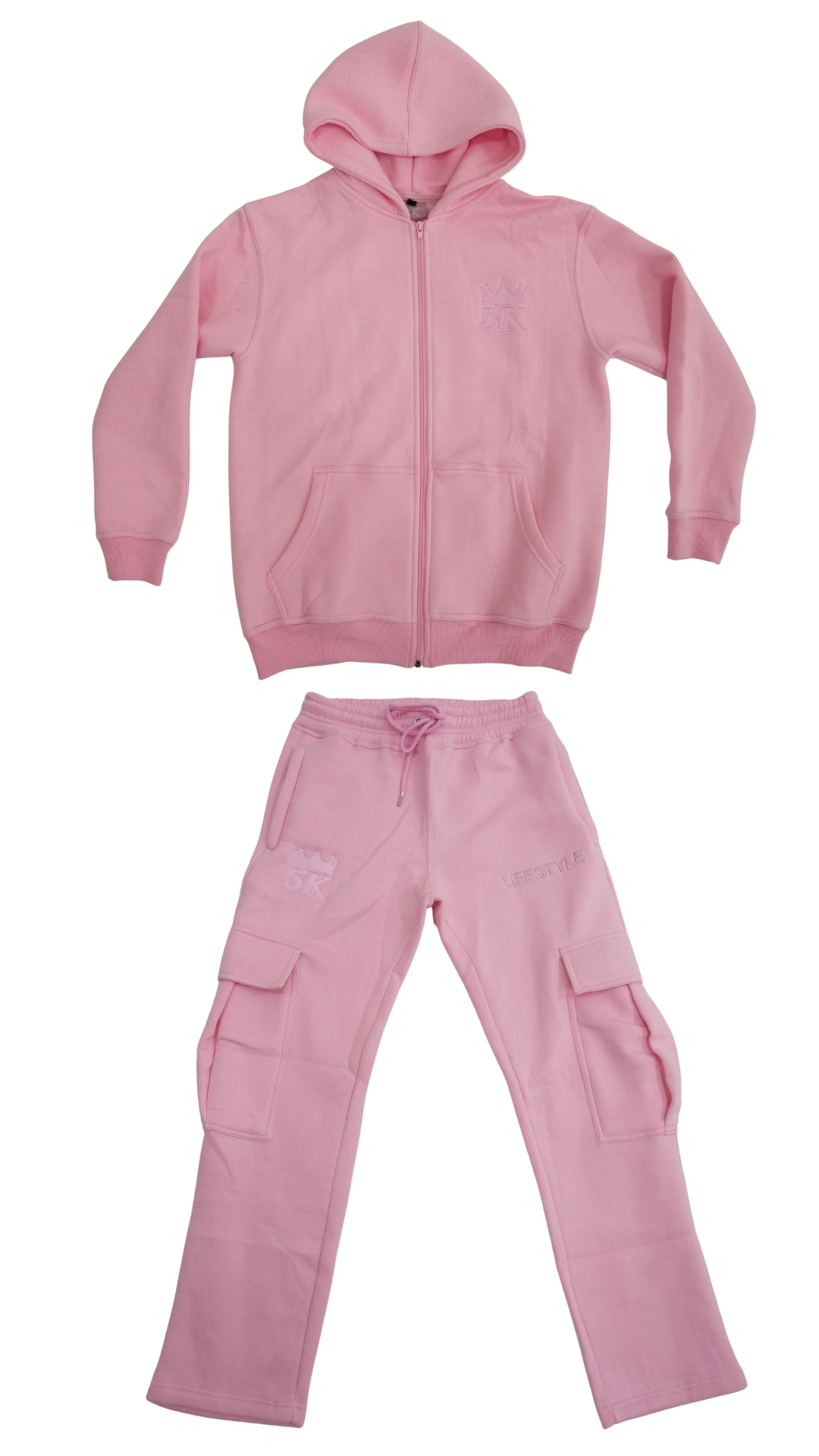 5K Lifestyle Sweatsuit (Baby Pink)