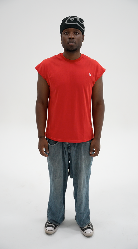 SAMPLE Cut Off Tee (Red)