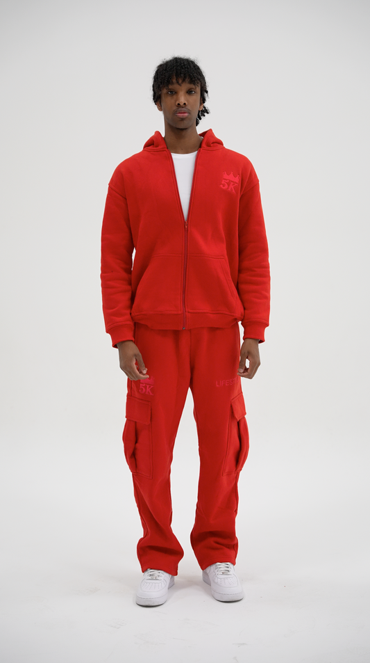 5K Lifestyle Sweatsuit (Red)