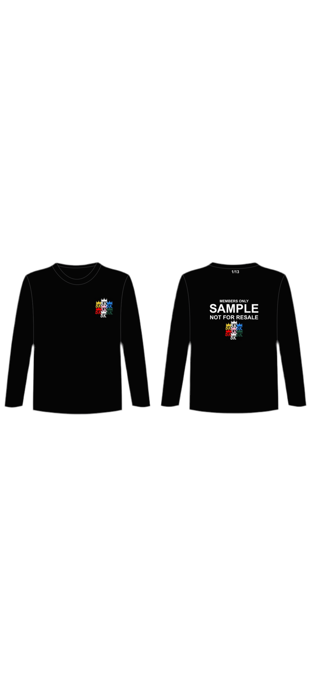 SAMPLE Long Sleeve (Black)