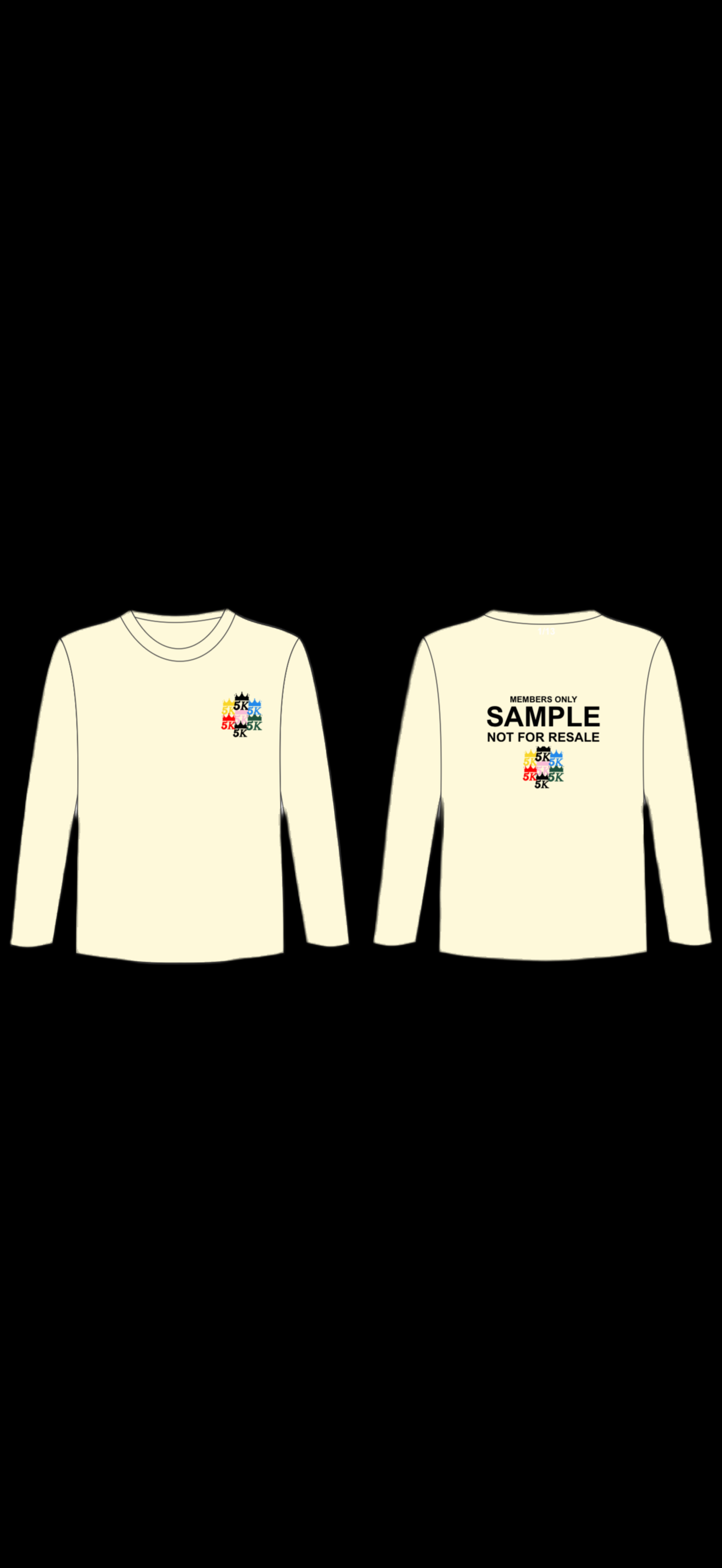 SAMPLE Long Sleeve (Cream)